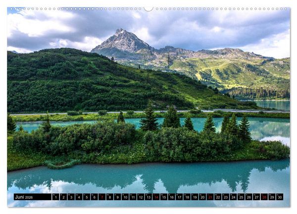 Produktbild: Wanderparadies Montafon (hochwertiger Premium Wandkalender 2026 DIN A2 quer), Kunstdruck in Hochglanz