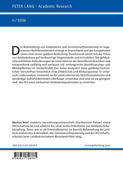Produktbild: Implementierung der nichtfinanzorientierten Geldw&auml;schebek&auml;mpfung in das Geldw&auml;schegesetz