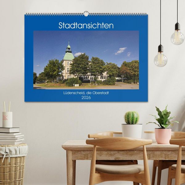 Produktbild: Stadtansichten L&uuml;denscheid, die Oberstadt (Wandkalender 2026 DIN A2 quer), CALVENDO Monatskalender
