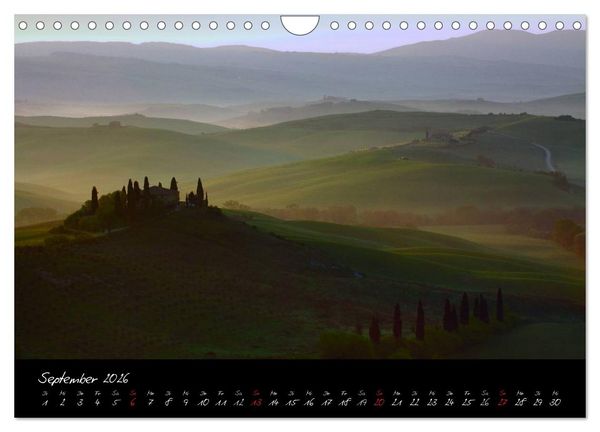 Produktbild: Licht der Toscana (Wandkalender 2026 DIN A4 quer), CALVENDO Monatskalender