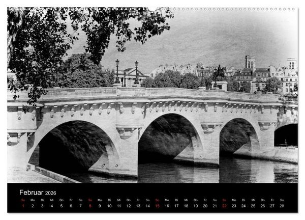 Produktbild: Streifzug durch Paris (Wandkalender 2026 DIN A2 quer), CALVENDO Monatskalender