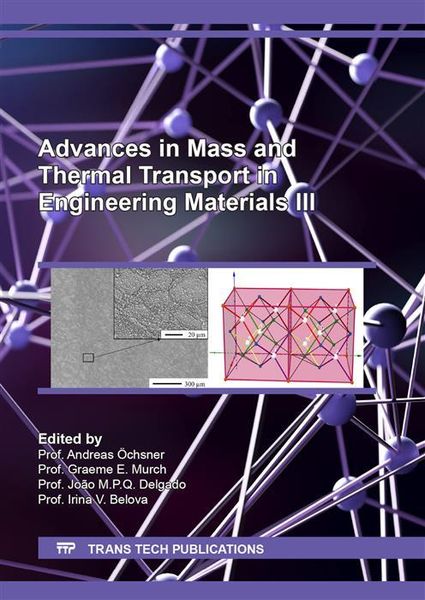 Produktbild: Advances in Mass and Thermal Transport in Engineering Materials III