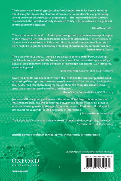 Produktbild: The Philosophy of Information