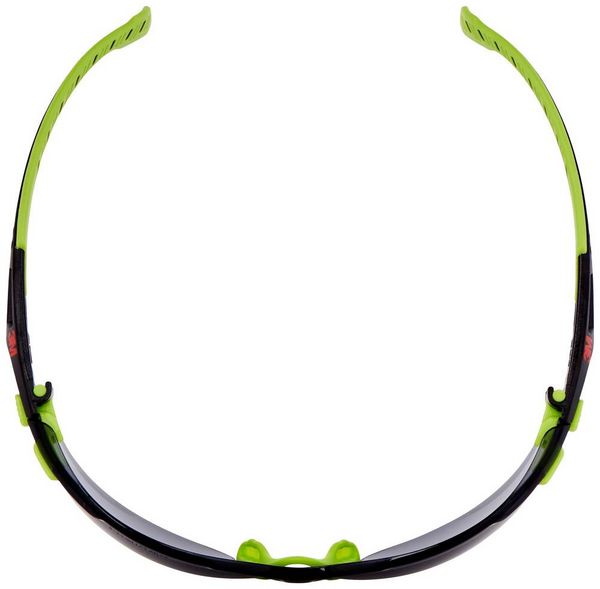 Produktbild: 3M Solus S1202SGAF Schutzbrille mit Antibeschlag-Schutz Gr&uuml;n, Schwarz EN 166 DIN 166