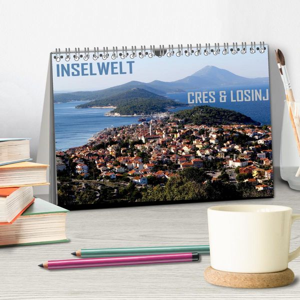 Produktbild: Inselwelt Cres & Losinj (Tischkalender 2026 DIN A5 quer), CALVENDO Monatskalender