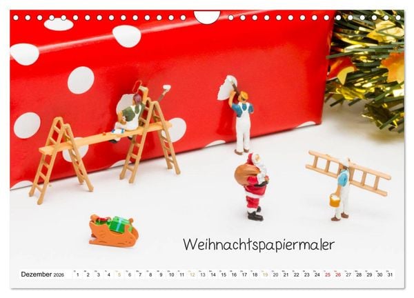 Produktbild: Uhraufzieher ... und andere Mini-Welten (Wandkalender 2026 DIN A4 quer), CALVENDO Monatskalender