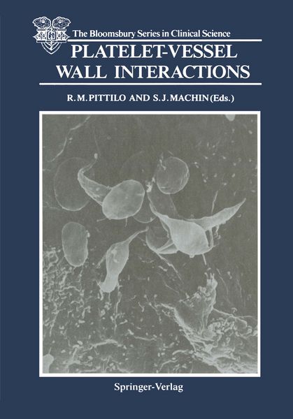 Produktbild: Platelet-Vessel Wall Interactions