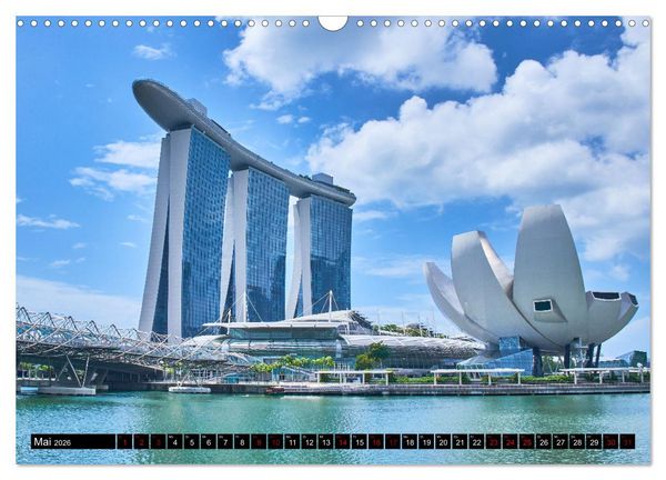 Produktbild: Singapur - Tradition trifft Moderne (Wandkalender 2026 DIN A3 quer), CALVENDO Monatskalender