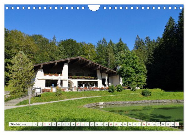 Produktbild: Urlaub in der Zugspitz Region (Wandkalender 2026 DIN A4 quer), CALVENDO Monatskalender
