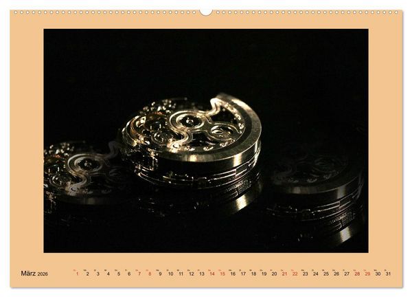 Produktbild: Uhr-Werk-Kunst (Wandkalender 2026 DIN A2 quer), CALVENDO Monatskalender