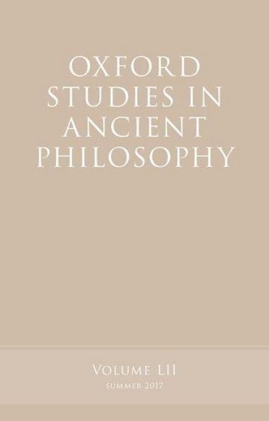 Produktbild: Oxford Studies in Ancient Philosophy, Volume 52