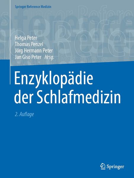 Produktbild: Enzyklop&auml;die der Schlafmedizin