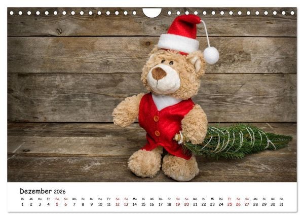 Produktbild: Eddy, der Teddy (Wandkalender 2026 DIN A4 quer), CALVENDO Monatskalender