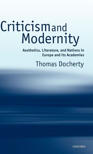 Produktbild: Criticism and Modernity