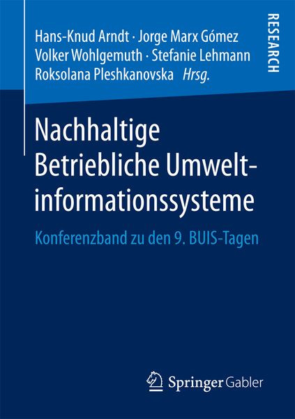 Produktbild: Nachhaltige Betriebliche Umweltinformationssysteme