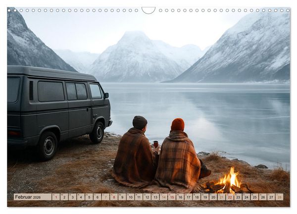 Produktbild: VANLIFE - Dein Weg. Dein Ziel. Dein Zuhause. (Wandkalender 2026 DIN A3 quer), CALVENDO Monatskalender