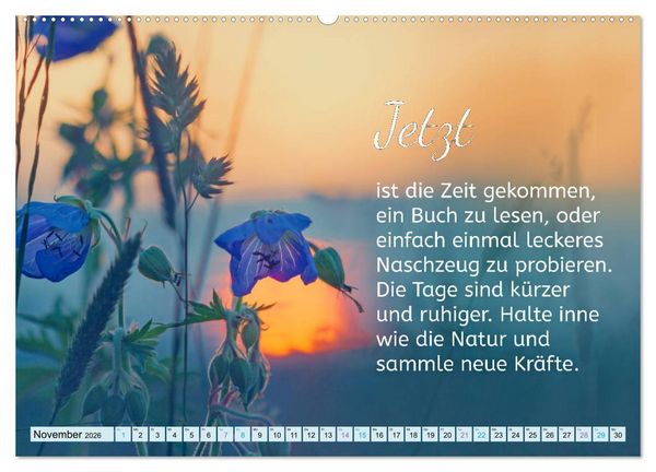 Produktbild: Der Spruchkalender - Inspirationen (hochwertiger Premium Wandkalender 2026 DIN A2 quer), Kunstdruck in Hochglanz