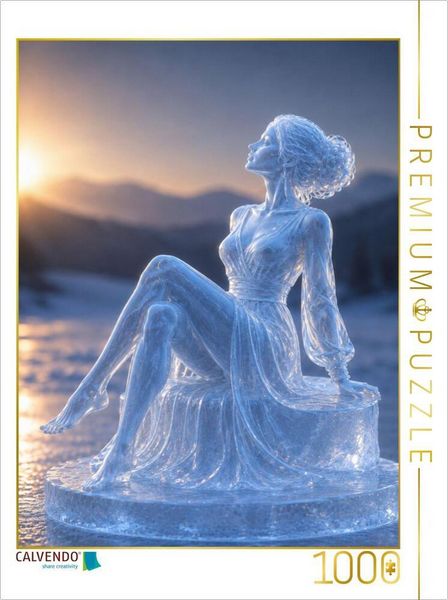 CALVENDO Puzzle Eiskönigin der Stille | 1000 Teile Lege-Größe 64 × 48 cm Foto-Puzzle für glückliche Stunden