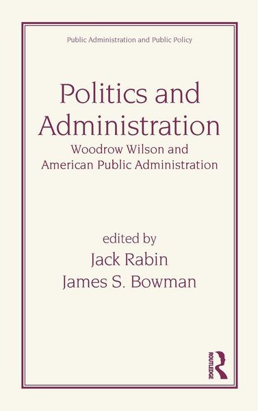 Produktbild: Politics and Administration