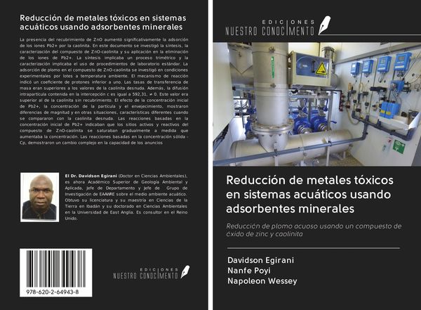 Produktbild: Reducci&oacute;n de metales t&oacute;xicos en sistemas acu&aacute;ticos usando adsorbentes minerales