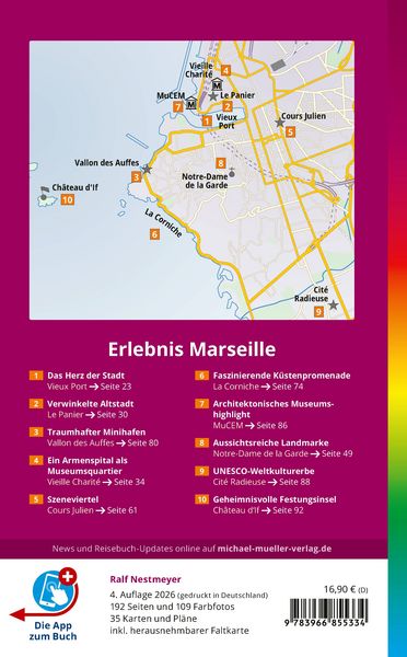 Produktbild: MICHAEL M&Uuml;LLER Reisef&uuml;hrer Marseille MM-City