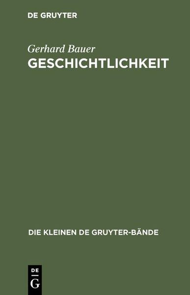 Produktbild: Geschichtlichkeit