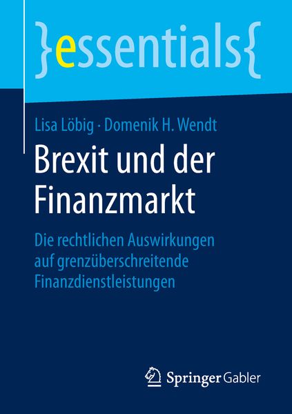 Produktbild: Brexit und der Finanzmarkt