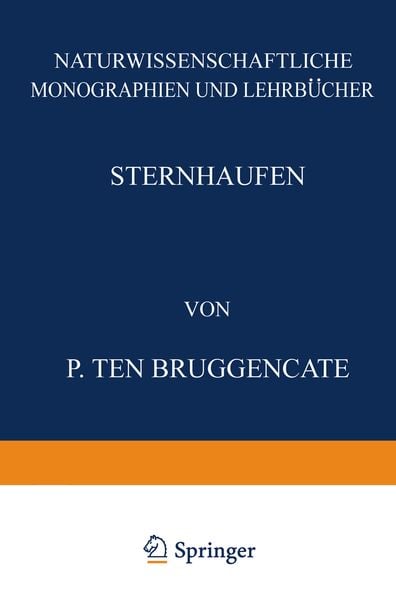 Sternhaufen, Taschenbuch von P. Ten Bruggencate, Springer Berlin, 9783642981777