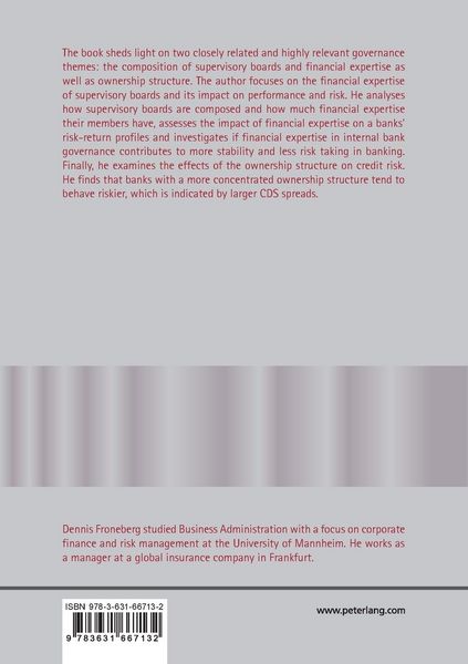 Produktbild: Bank Governance Structures and Risk Taking