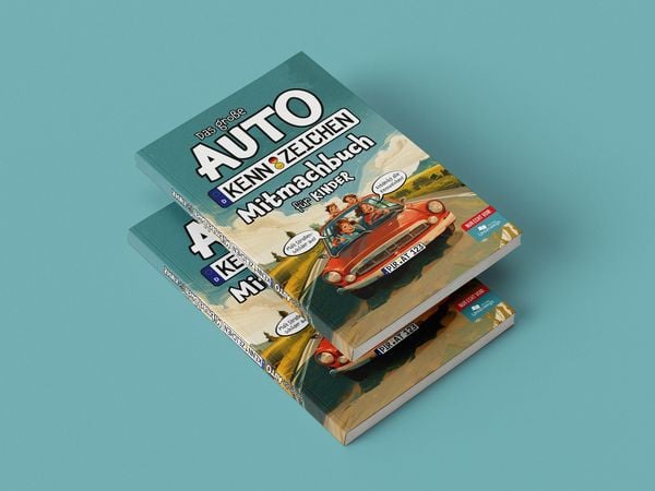 Produktbild: Das gro&szlig;e Autokennzeichen Mitmachbuch f&uuml;r Kinder