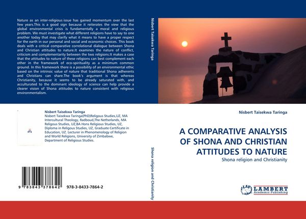 Produktbild: A COMPARATIVE ANALYSIS OF SHONA AND CHRISTIAN ATTITUDES TO NATURE