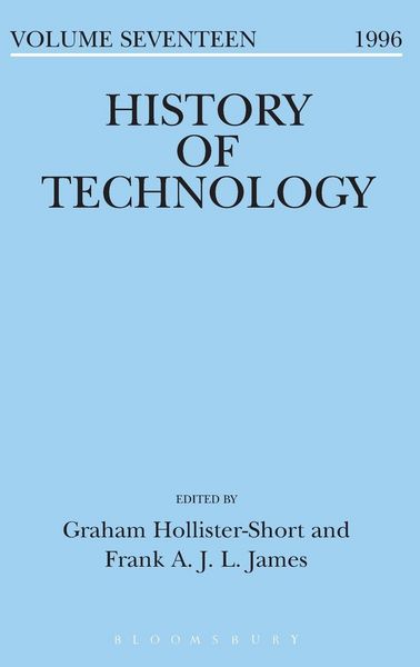 Produktbild: History of Technology Volume 17