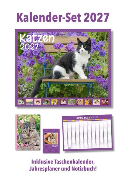 Produktbild: Katzen Kalenderpaket 2027