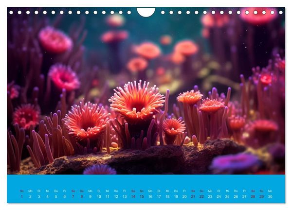 Produktbild: Farbenpracht im Ozean - Die Sch&ouml;nheit der Korallen (Wandkalender 2026 DIN A4 quer), CALVENDO Monatskalender