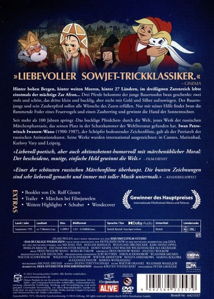 Produktbild: Das bucklige Pferdchen (1975) (Filmjuwelen / DEFA-M&auml;rchen)
