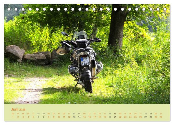 Produktbild: Freude an - Spa&szlig; mit der BMW GS (Tischkalender 2026 DIN A5 quer), CALVENDO Monatskalender