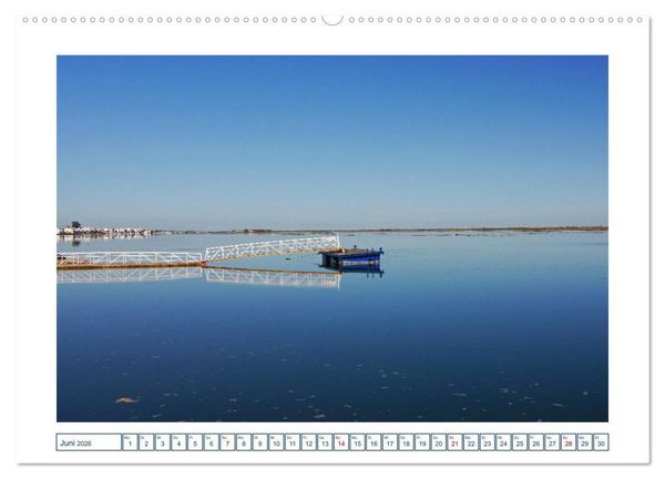 Produktbild: Portugal. Die Algarve zwischen Faro und Castro Marim (hochwertiger Premium Wandkalender 2026 DIN A2 quer), Kunstdruck in Hochglanz