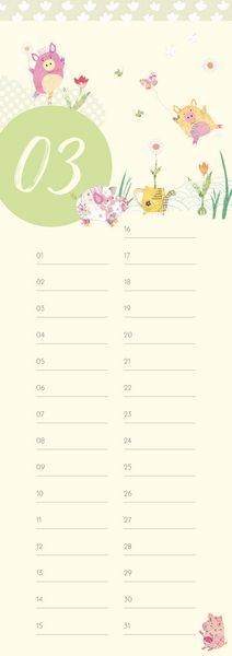 Produktbild: GreenLine Geburtstagskalender Turnowsky 14,85x42