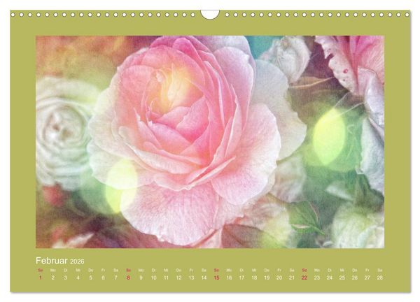 Produktbild: Romantische Rosen (Wandkalender 2026 DIN A3 quer), CALVENDO Monatskalender