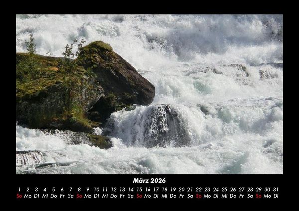 Produktbild: Wasserf&auml;lle 2026 Fotokalender DIN A3