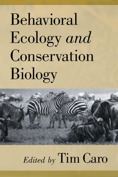 Produktbild: Behavioral Ecology and Conservation Biology