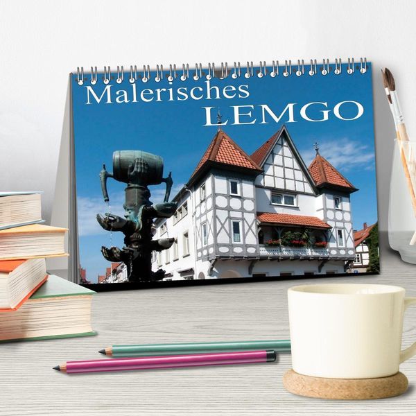Produktbild: Malerisches Lemgo (Tischkalender 2026 DIN A5 quer), CALVENDO Monatskalender
