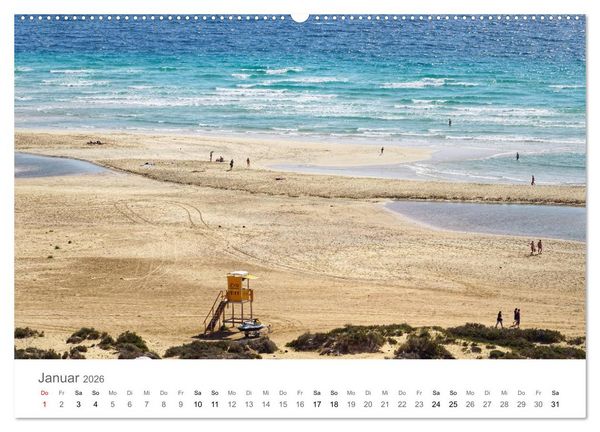 Produktbild: Fuerteventura - die W&uuml;steninsel der Kanaren (hochwertiger Premium Wandkalender 2026 DIN A2 quer), Kunstdruck in Hochglanz