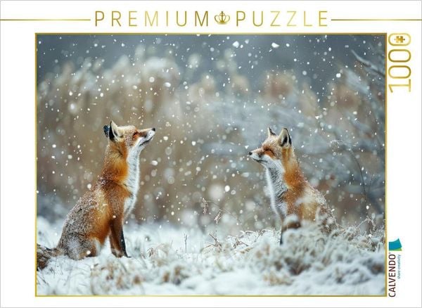 CALVENDO Puzzle Der Winter ist da | 1000 Teile Lege-Größe 64x48cm Foto-Puzzle für glückliche Stunden