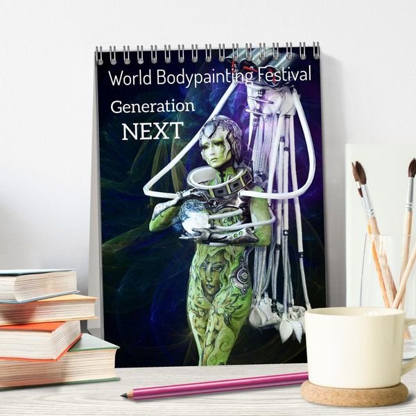 Produktbild: World Bodypainting Festival: Generation NEXT (Tischkalender 2026 DIN A5 hoch), CALVENDO Monatskalender