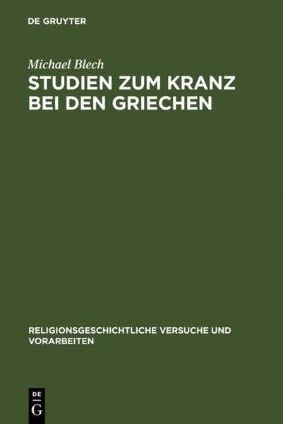 Produktbild: Studien zum Kranz bei den Griechen