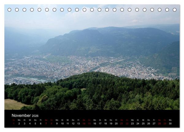 Produktbild: Bozen 2026 (Tischkalender 2026 DIN A5 quer), CALVENDO Monatskalender