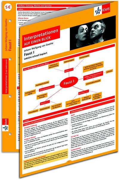 Produktbild: Klett Interpretationen auf einen Blick Johann Wolfgang von Goethe, Faust I