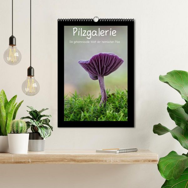 Produktbild: Pilzgalerie - Die geheimnisvolle Welt der heimischen Pilze (Wandkalender 2026 DIN A3 hoch), CALVENDO Monatskalender