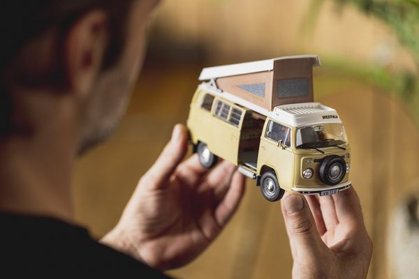 Produktbild: VW T2 Camper (Click System), Revell Bausatz zum Zusammenstecken mehrfarbig